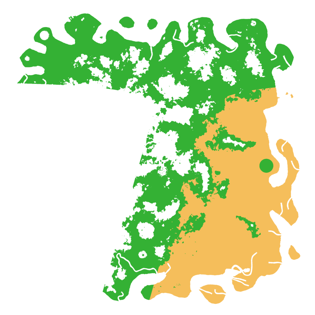 Biome Rust Map: Procedural Map, Size: 6000, Seed: 142354