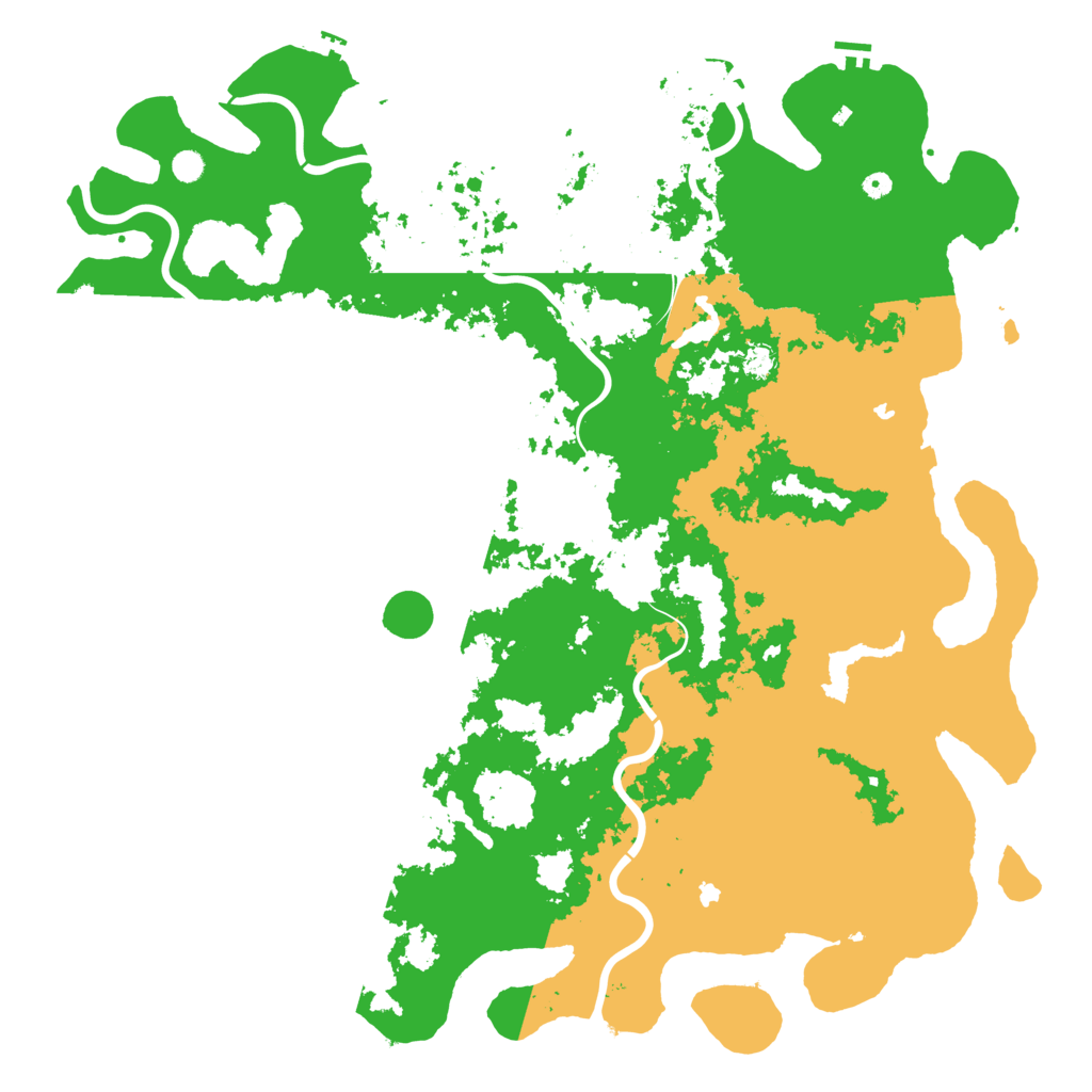 Biome Rust Map: Procedural Map, Size: 6000, Seed: 142354