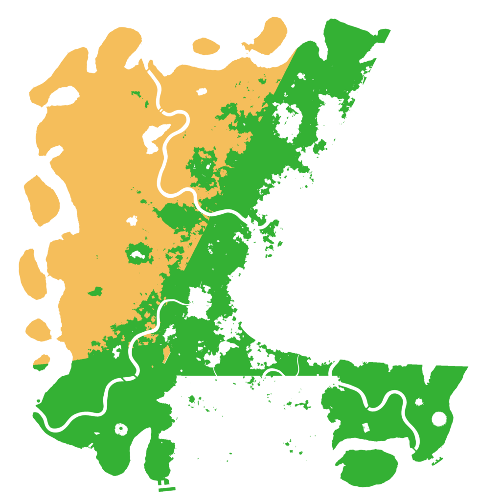 Biome Rust Map: Procedural Map, Size: 6000, Seed: 574570