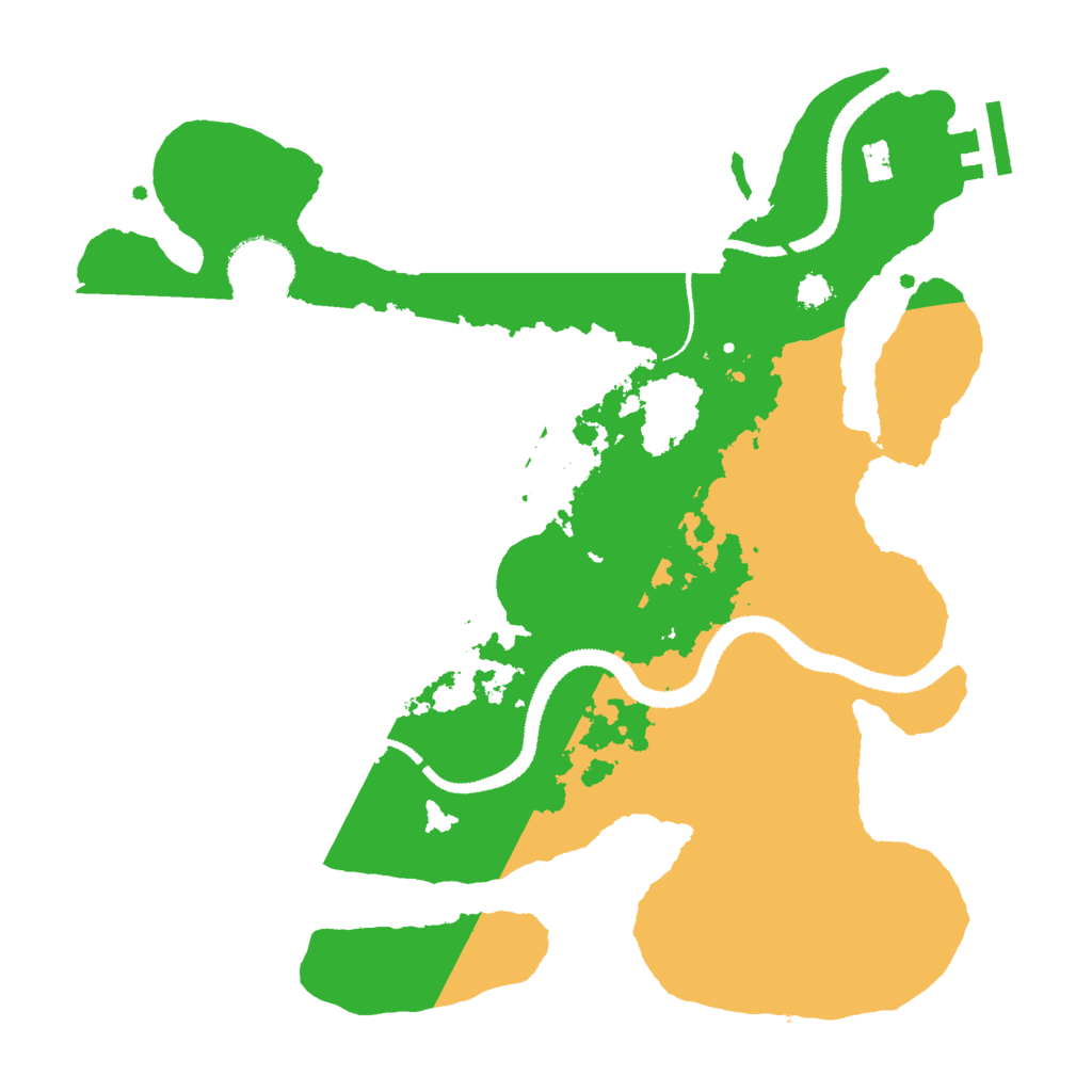 Biome Rust Map: Procedural Map, Size: 3000, Seed: 193240686
