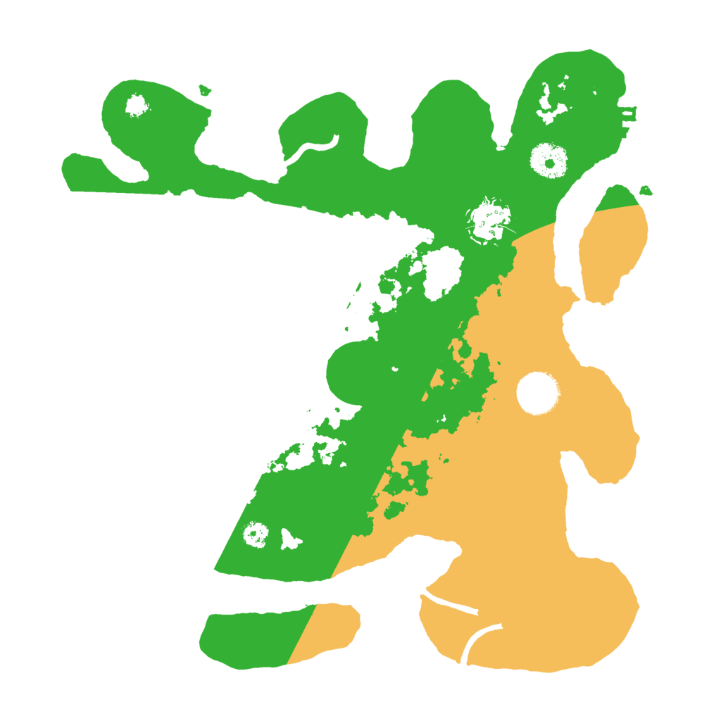 Biome Rust Map: Procedural Map, Size: 3000, Seed: 193240686