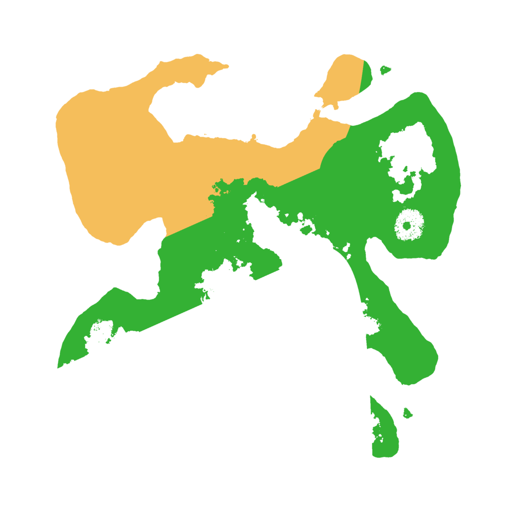 Biome Rust Map: Procedural Map, Size: 2500, Seed: 1619941789