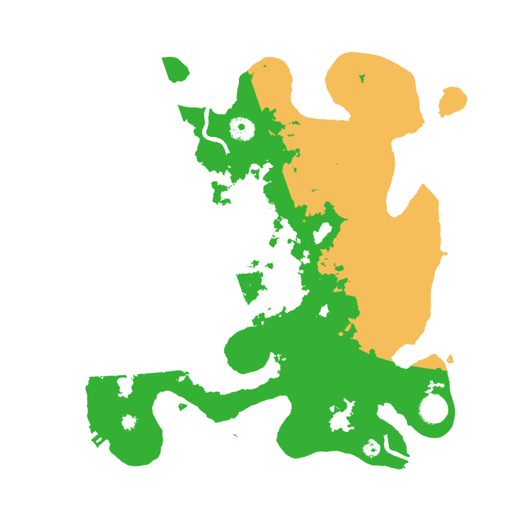 Biome Rust Map: Procedural Map, Size: 3150, Seed: 657645656