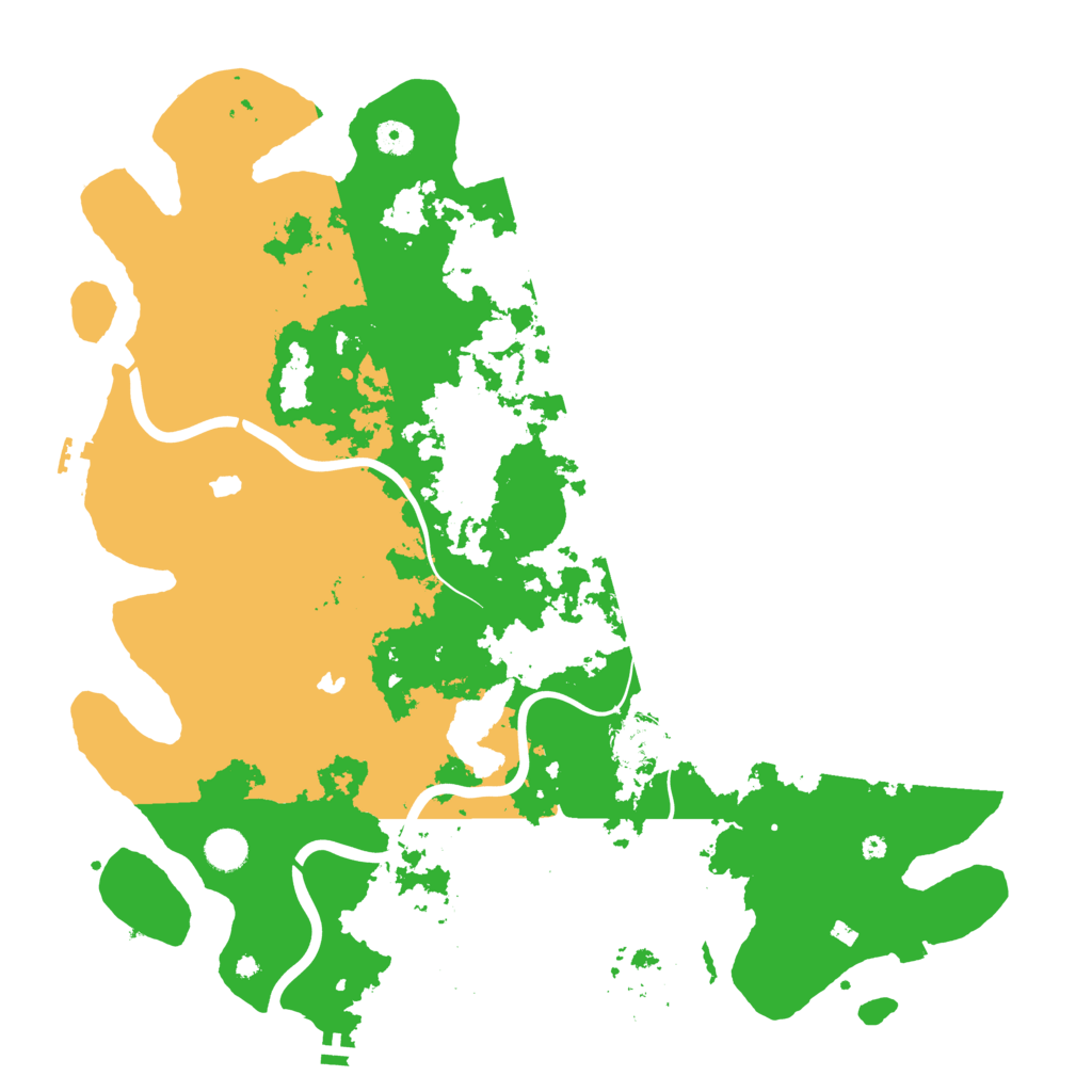 Biome Rust Map: Procedural Map, Size: 4500, Seed: 17745