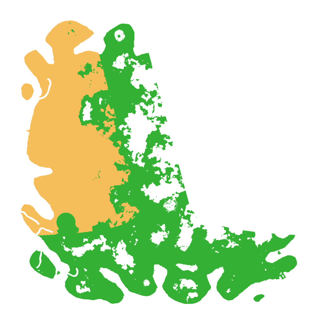 Biome Rust Map: Procedural Map, Size: 4500, Seed: 17745