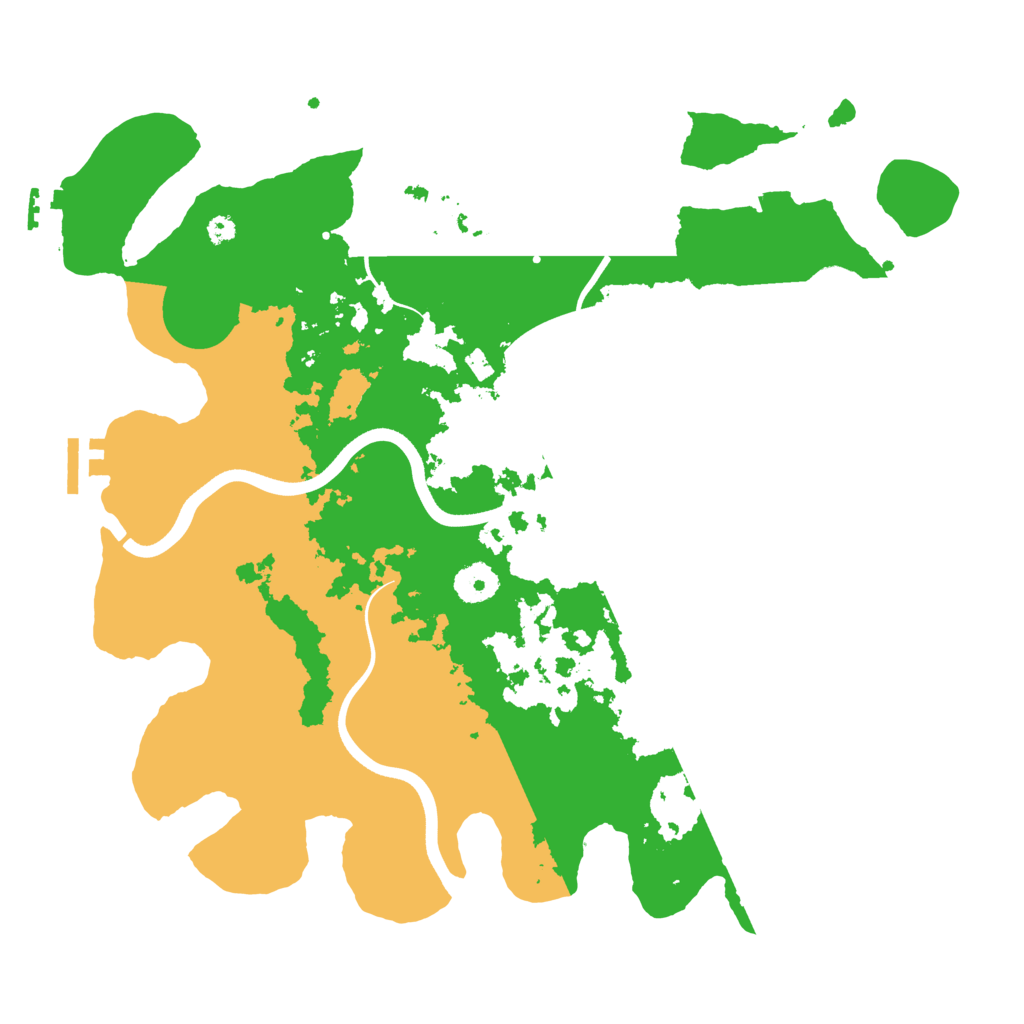 Biome Rust Map: Procedural Map, Size: 3700, Seed: 2945911