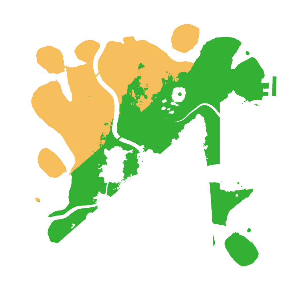 Biome Rust Map: Procedural Map, Size: 3000, Seed: 711