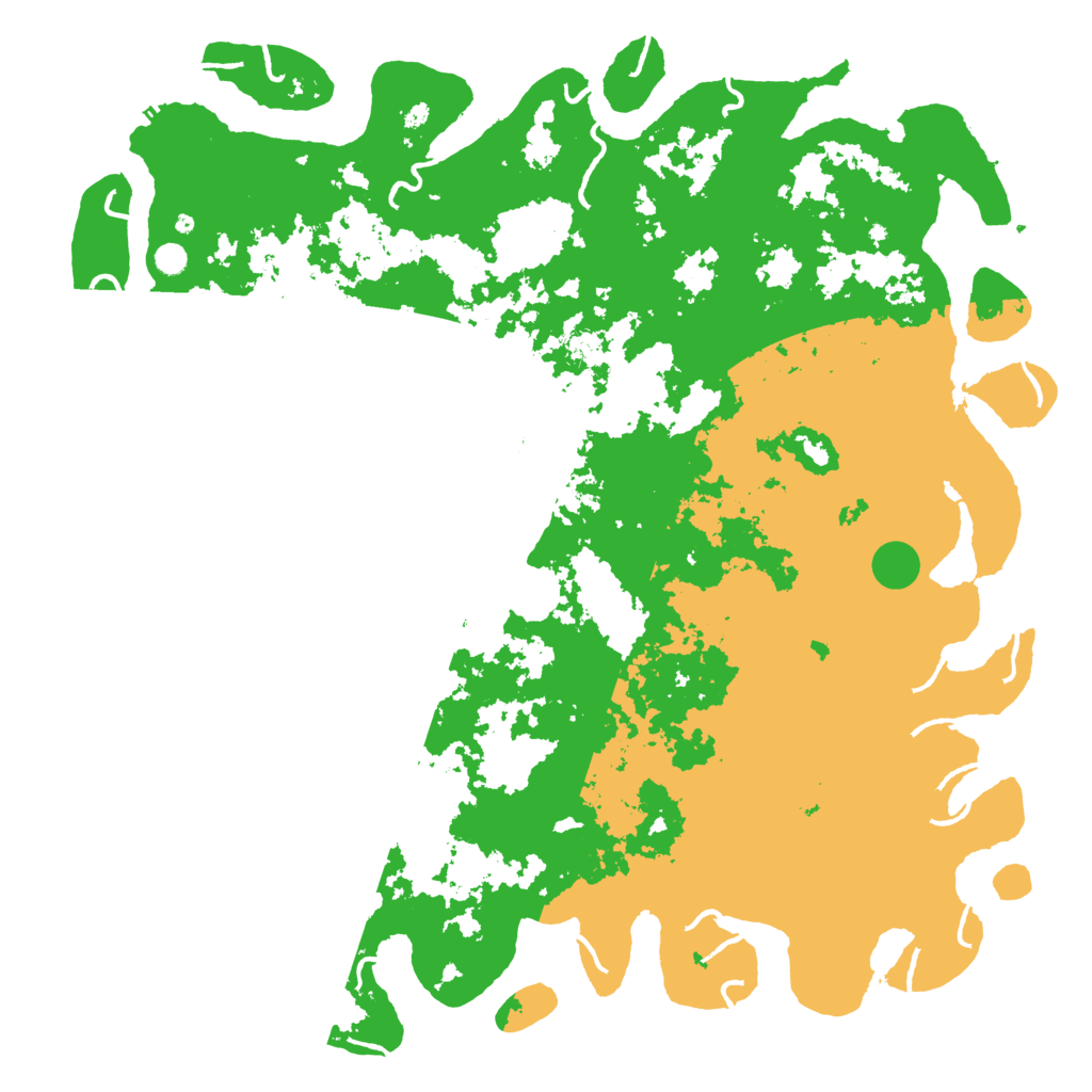 Biome Rust Map: Procedural Map, Size: 6000, Seed: 233495469