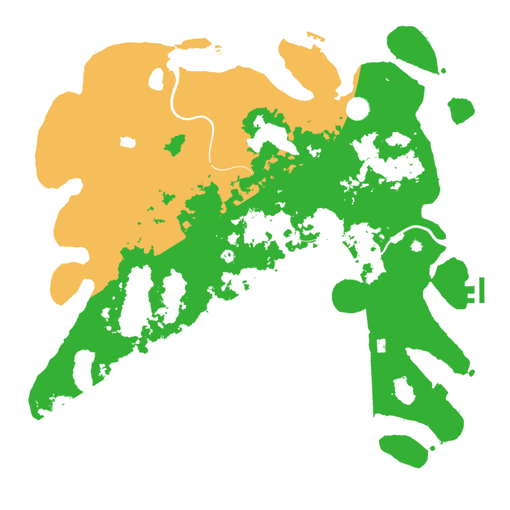 Biome Rust Map: Procedural Map, Size: 4000, Seed: 660000