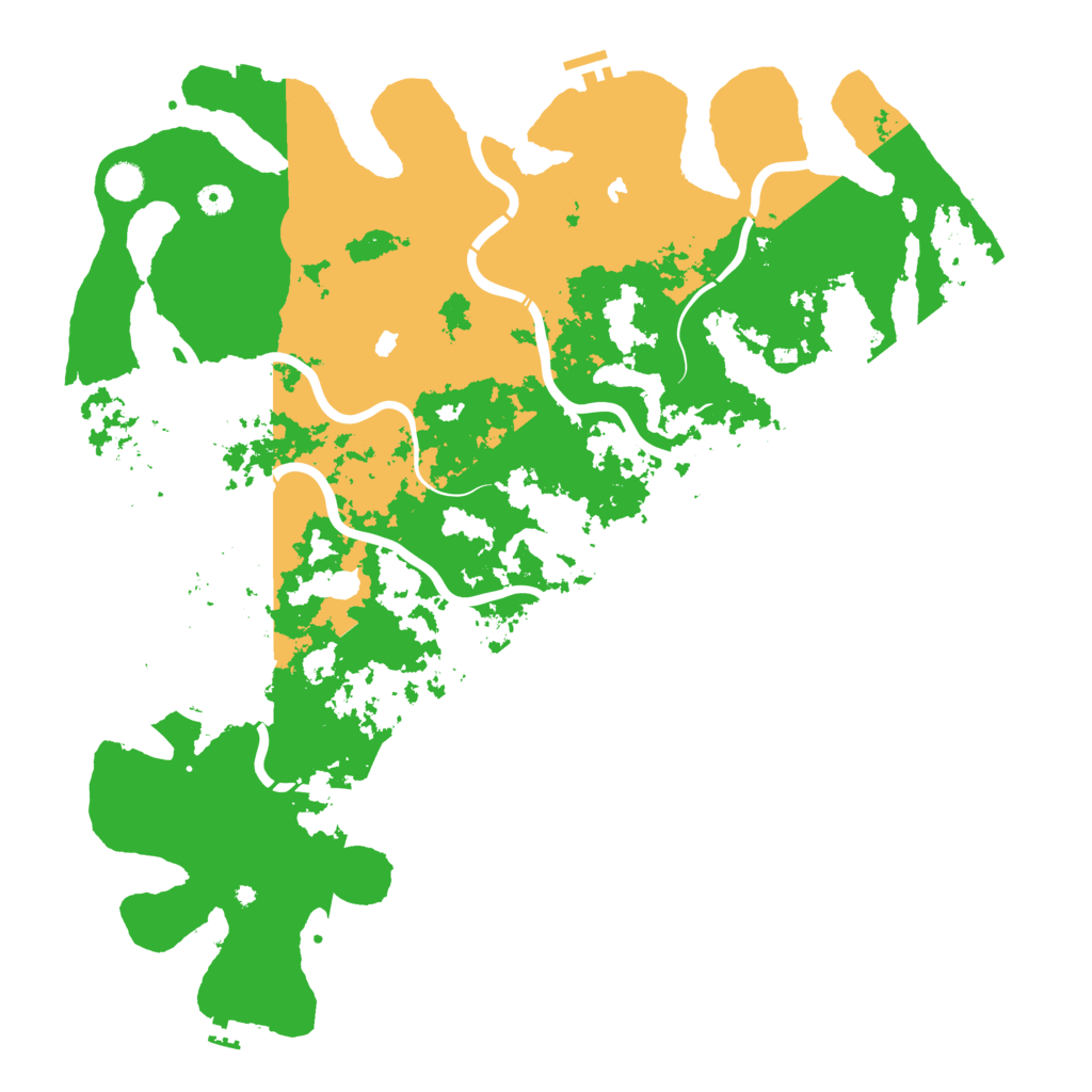 Biome Rust Map: Procedural Map, Size: 5000, Seed: 123789456