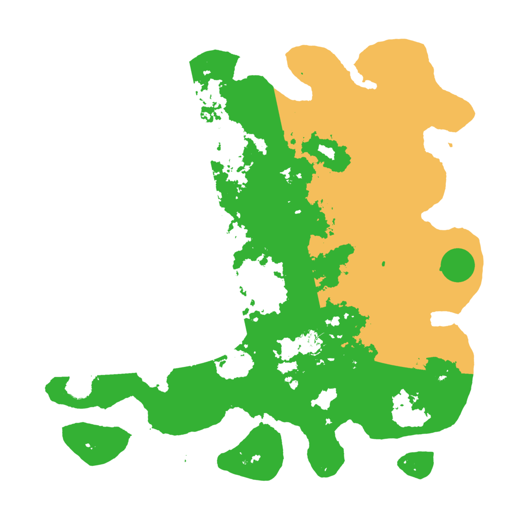 Biome Rust Map: Barren, Size: 4000, Seed: 12345678