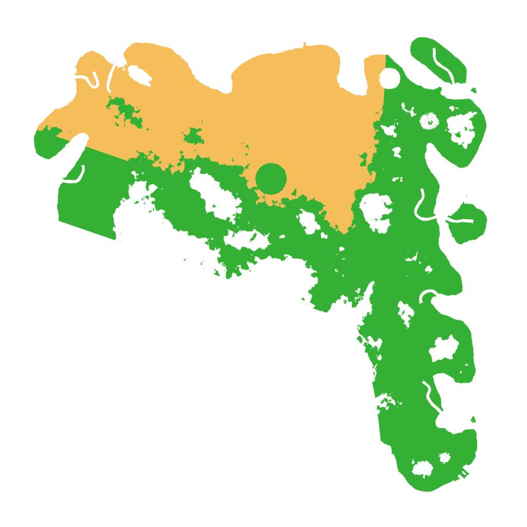 Biome Rust Map: Procedural Map, Size: 4500, Seed: 233716791