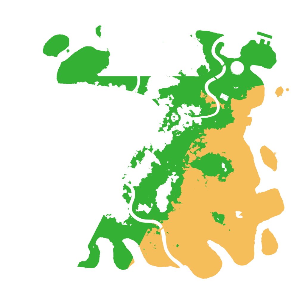 Biome Rust Map: Procedural Map, Size: 4000, Seed: 20220501