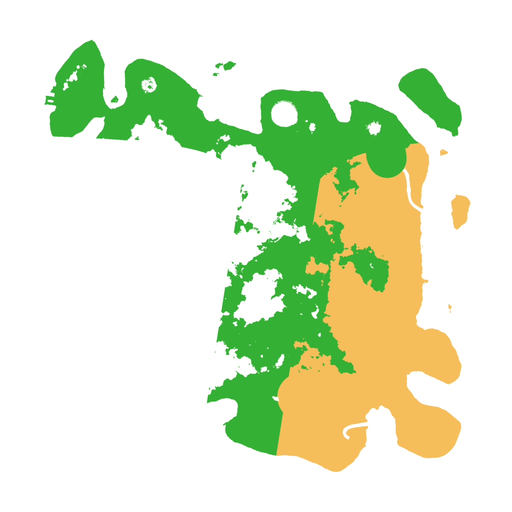 Biome Rust Map: Procedural Map, Size: 3500, Seed: 64913827