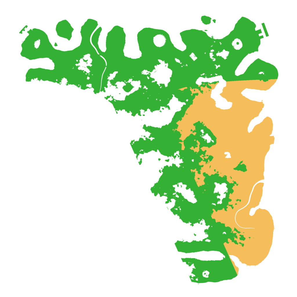 Biome Rust Map: Procedural Map, Size: 4250, Seed: 1167332