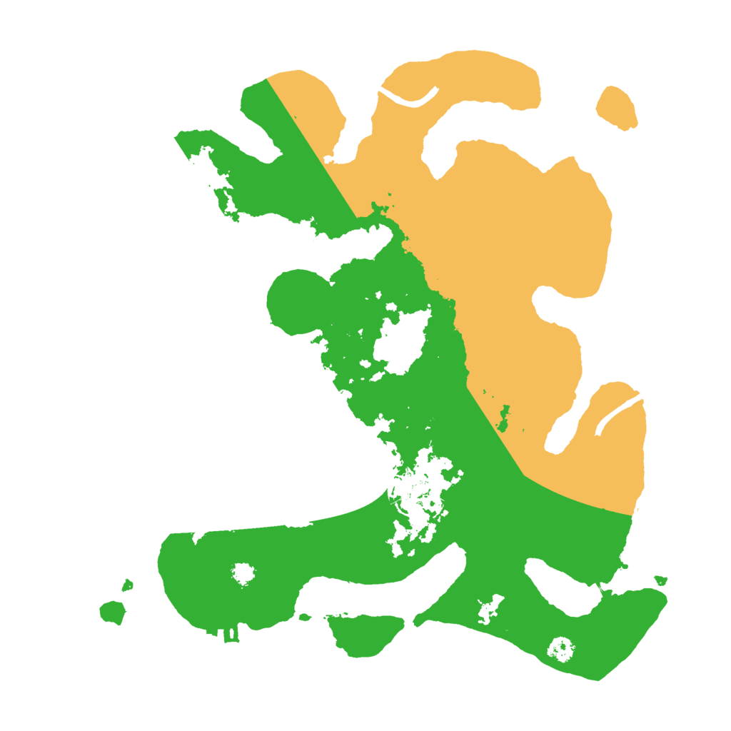 Biome Rust Map: Procedural Map, Size: 3000, Seed: 1615182649