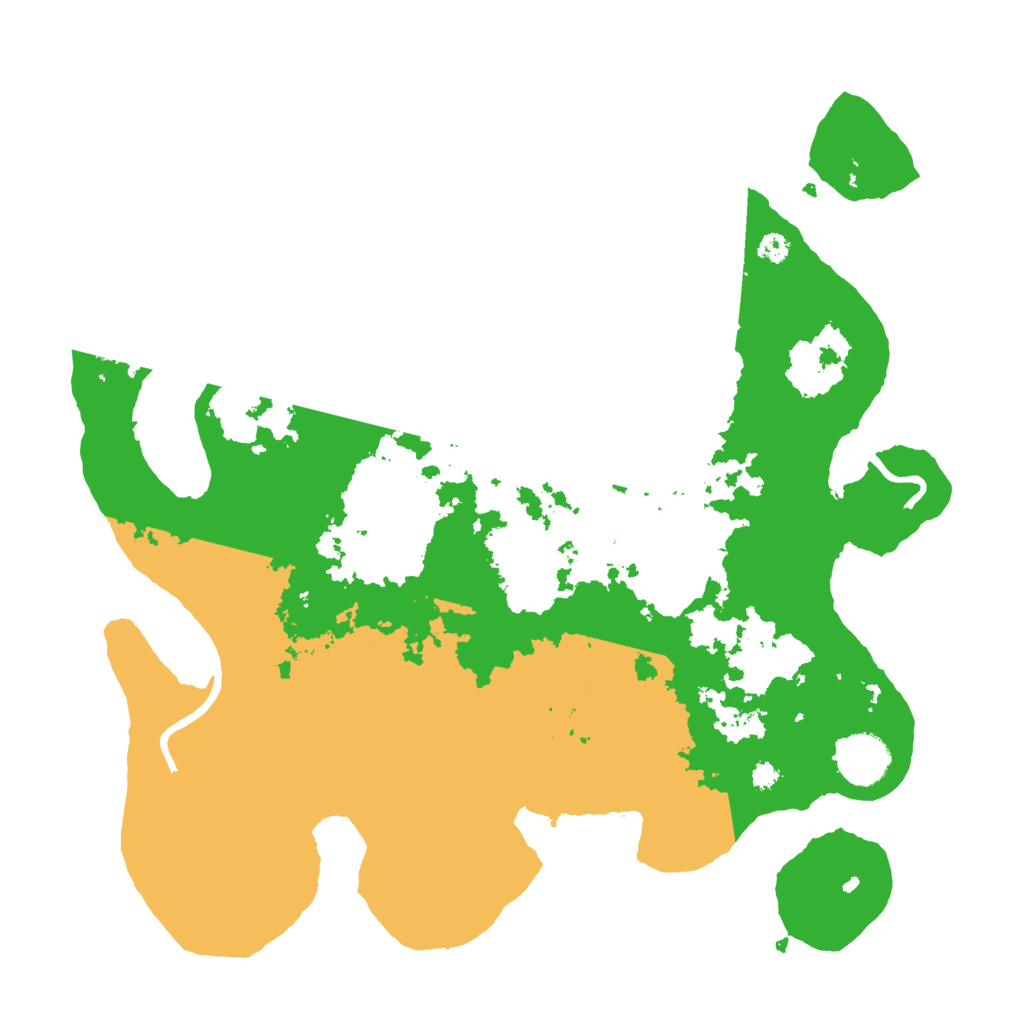 Biome Rust Map: Procedural Map, Size: 3500, Seed: 1540410315