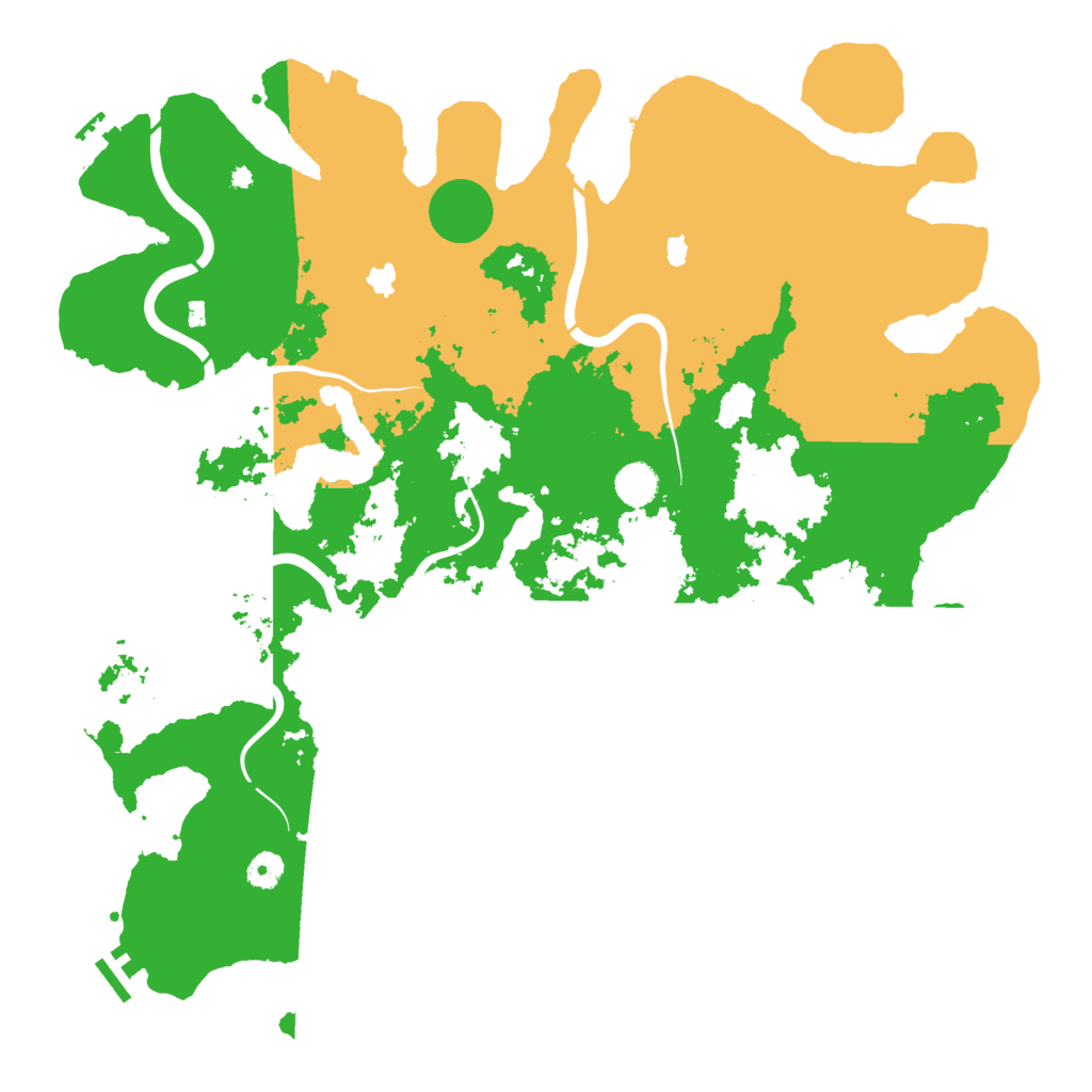 Biome Rust Map: Procedural Map, Size: 4500, Seed: 1349279717