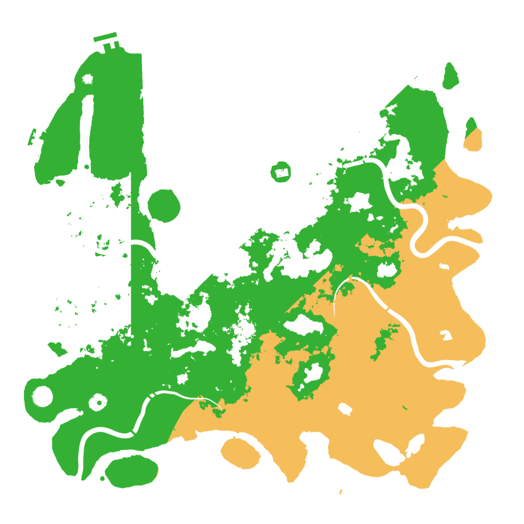 Biome Rust Map: Procedural Map, Size: 4500, Seed: 3622615