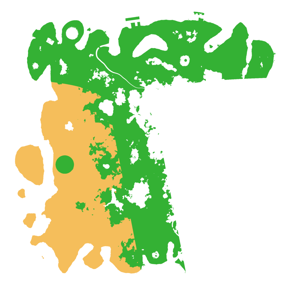 Biome Rust Map: Procedural Map, Size: 4224, Seed: 1383325