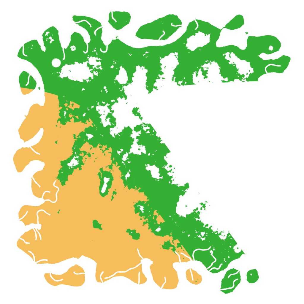 Biome Rust Map: Procedural Map, Size: 6000, Seed: 108