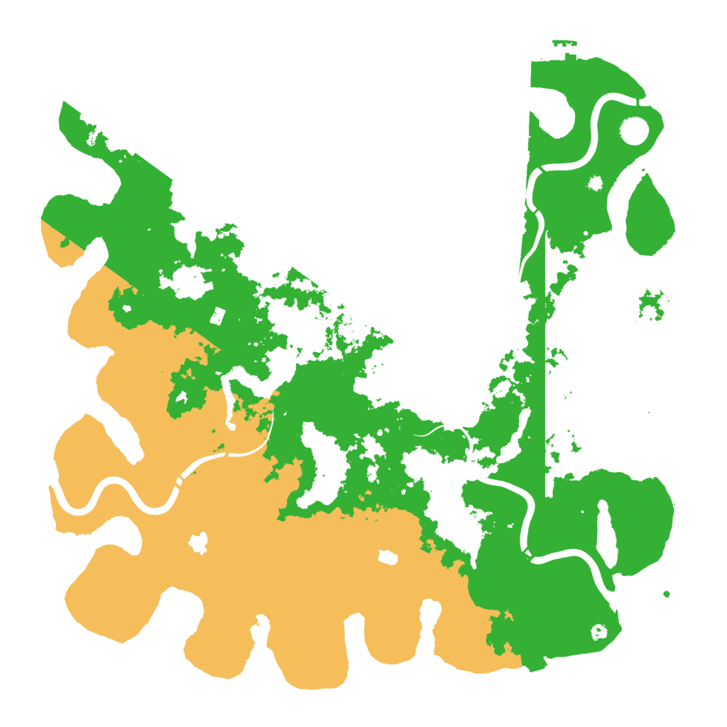 Biome Rust Map: Procedural Map, Size: 4500, Seed: 20329