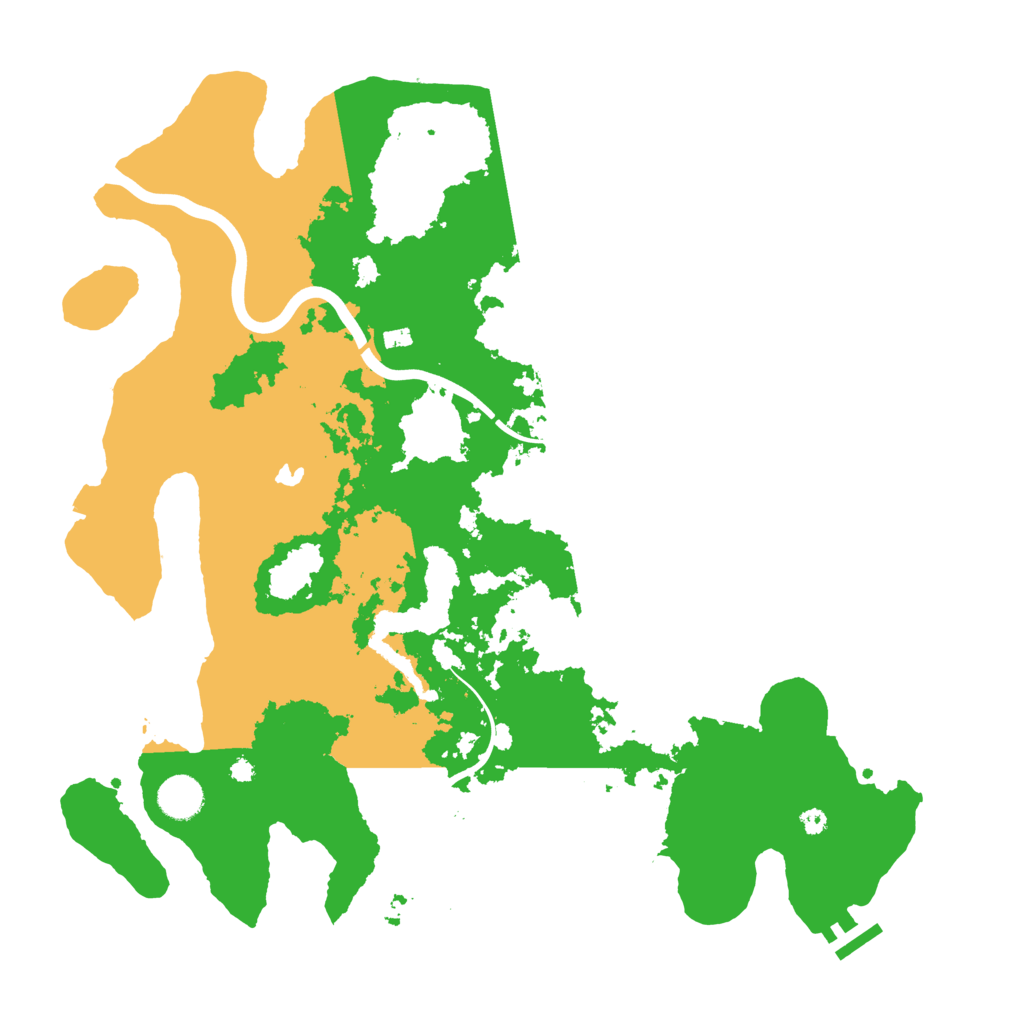 Biome Rust Map: Procedural Map, Size: 4000, Seed: 268249260