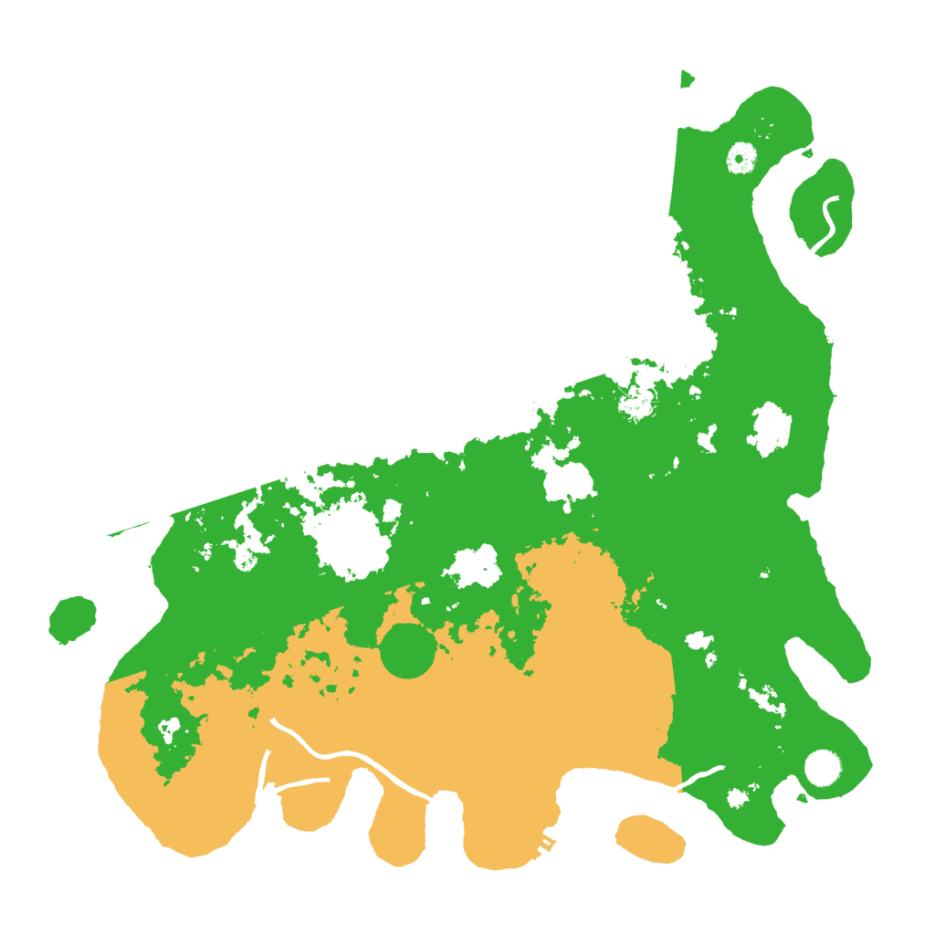 Biome Rust Map: Procedural Map, Size: 4500, Seed: 17635521