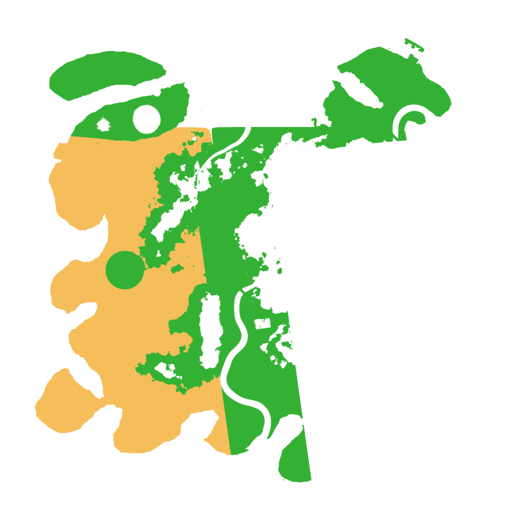Biome Rust Map: Procedural Map, Size: 3500, Seed: 220054463