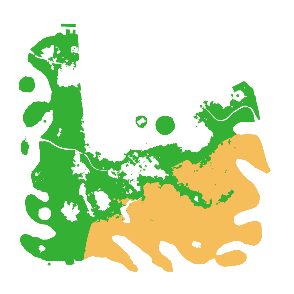 Biome Rust Map: Procedural Map, Size: 4050, Seed: 74198938