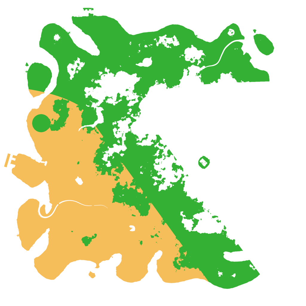 Biome Rust Map: Procedural Map, Size: 4500, Seed: 4684651