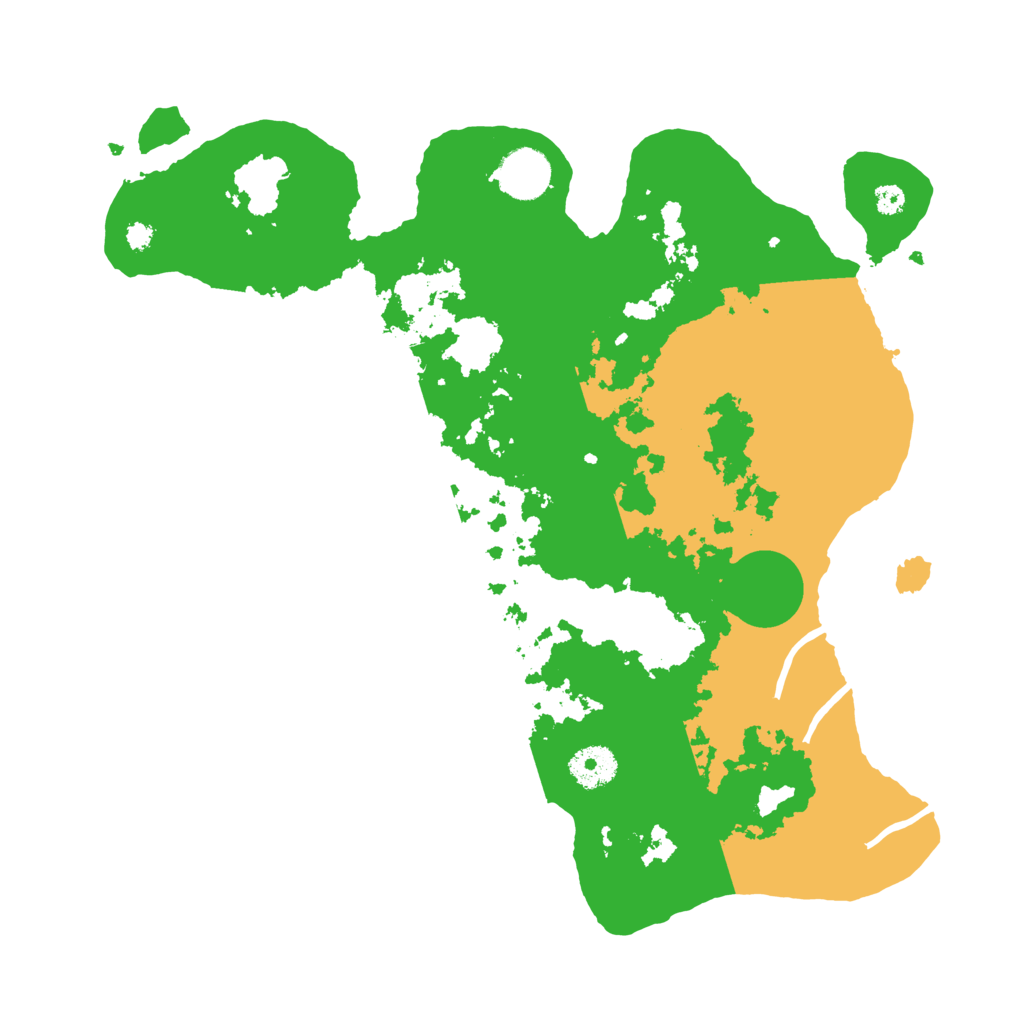 Biome Rust Map: Procedural Map, Size: 3500, Seed: 695829595