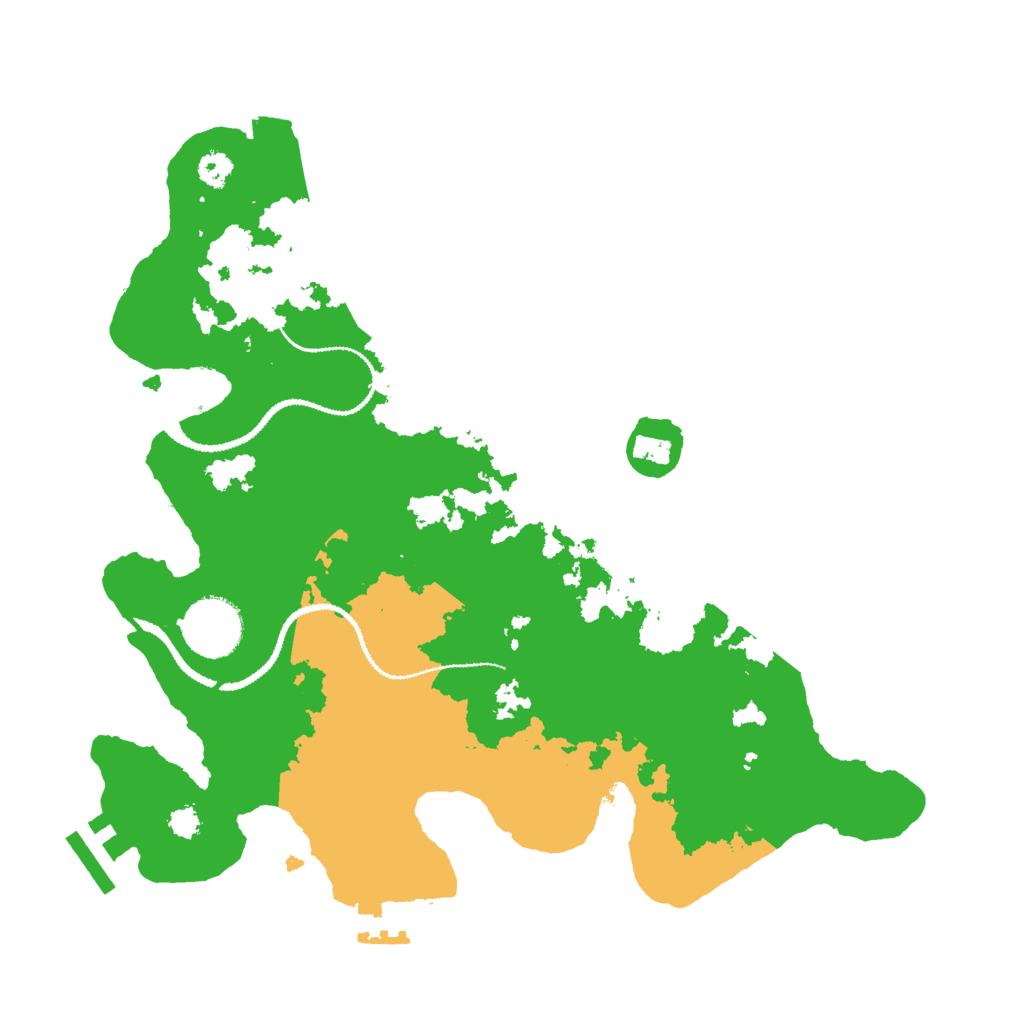 Biome Rust Map: Procedural Map, Size: 3000, Seed: 5242