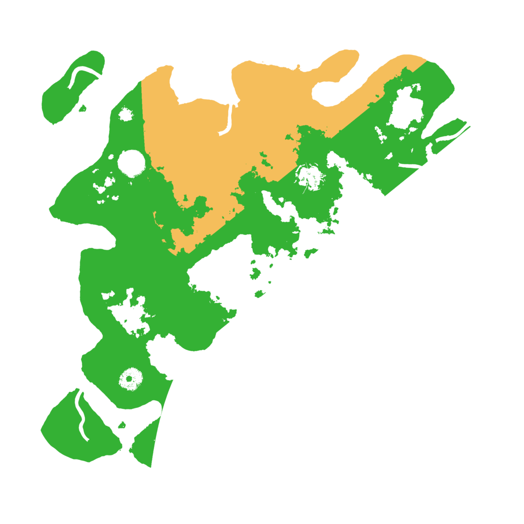 Biome Rust Map: Procedural Map, Size: 3500, Seed: 50155