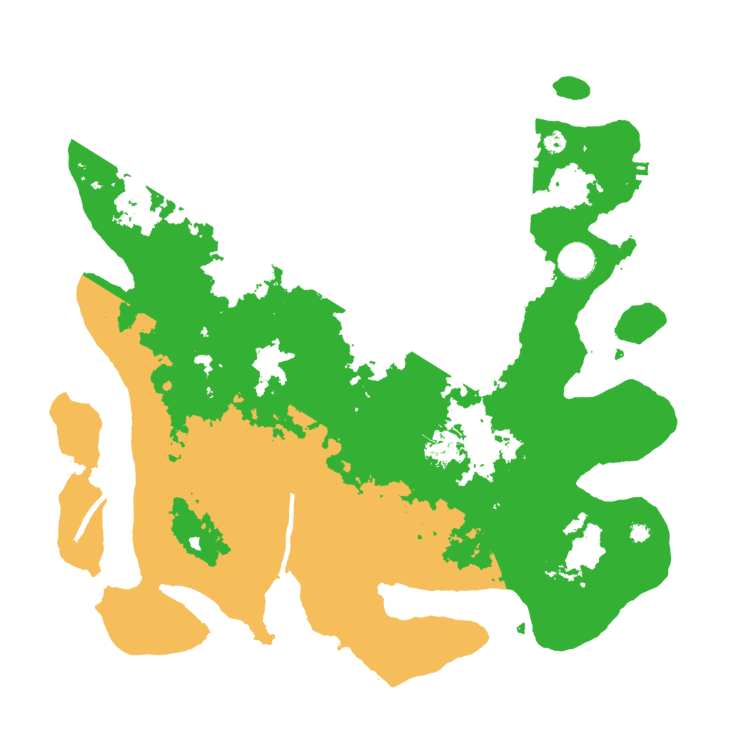 Biome Rust Map: Procedural Map, Size: 3500, Seed: 534077468