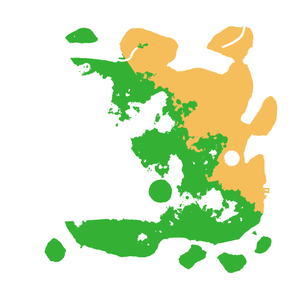 Biome Rust Map: Procedural Map, Size: 3500, Seed: 2350