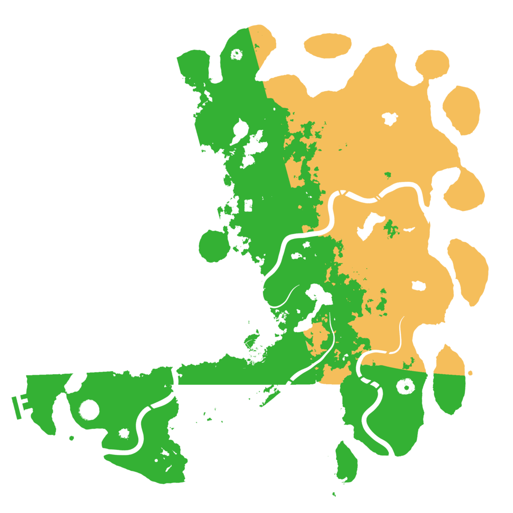 Biome Rust Map: Procedural Map, Size: 4500, Seed: 28462