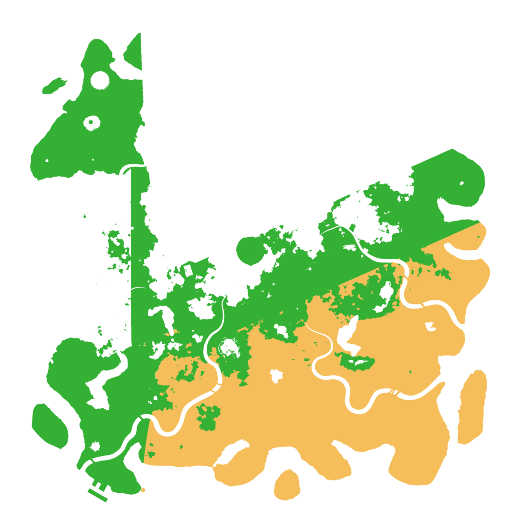 Biome Rust Map: Procedural Map, Size: 5000, Seed: 96969