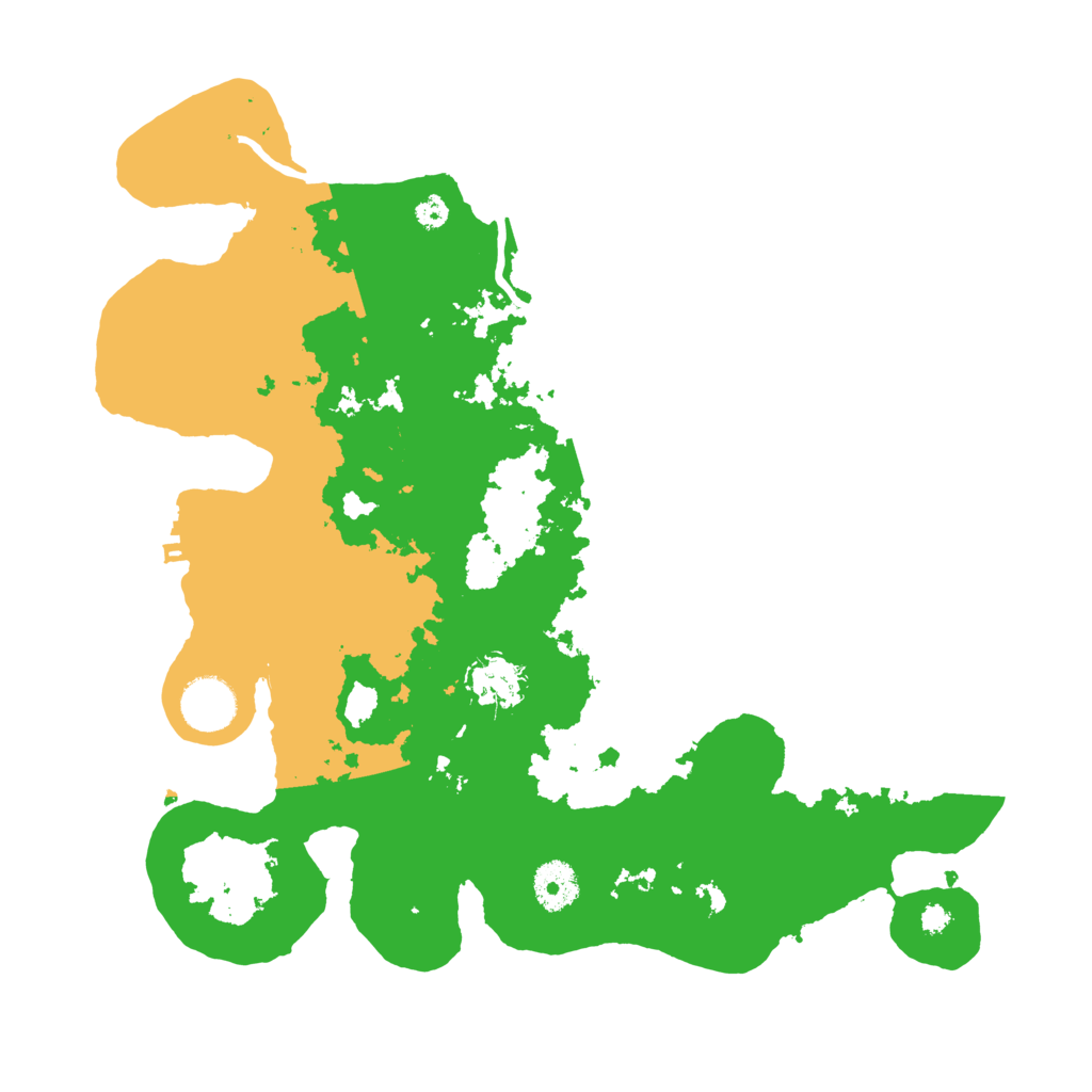 Biome Rust Map: Procedural Map, Size: 3500, Seed: 30682574