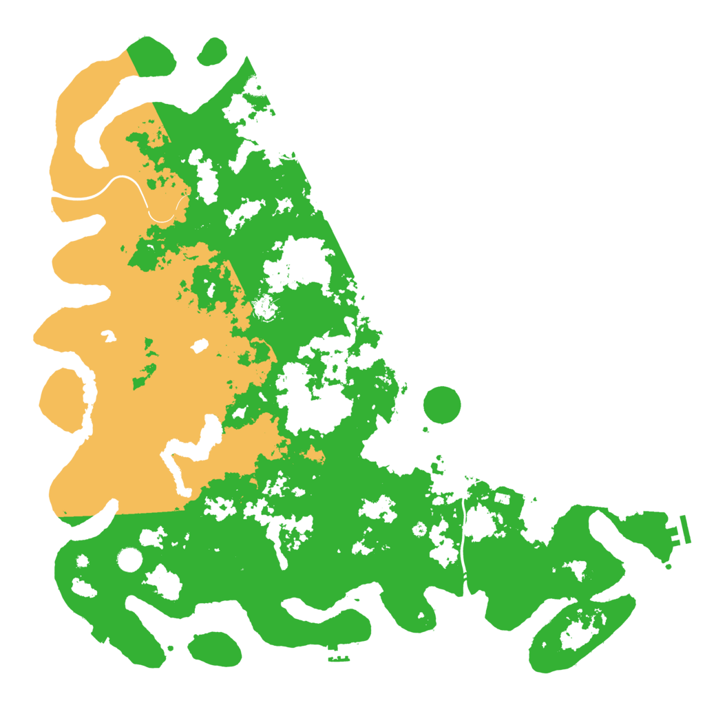 Biome Rust Map: Procedural Map, Size: 5000, Seed: 87437515