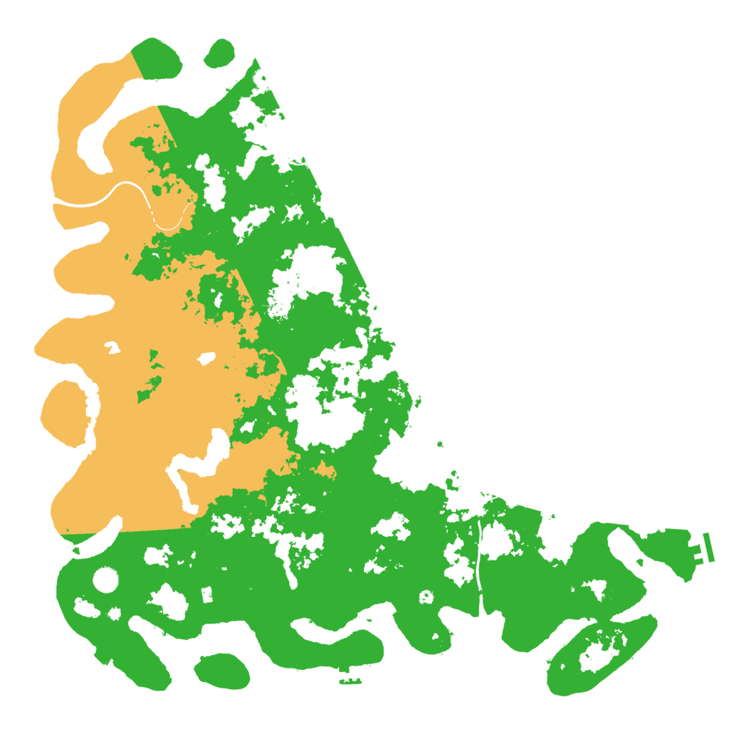 Biome Rust Map: Procedural Map, Size: 5000, Seed: 87437515