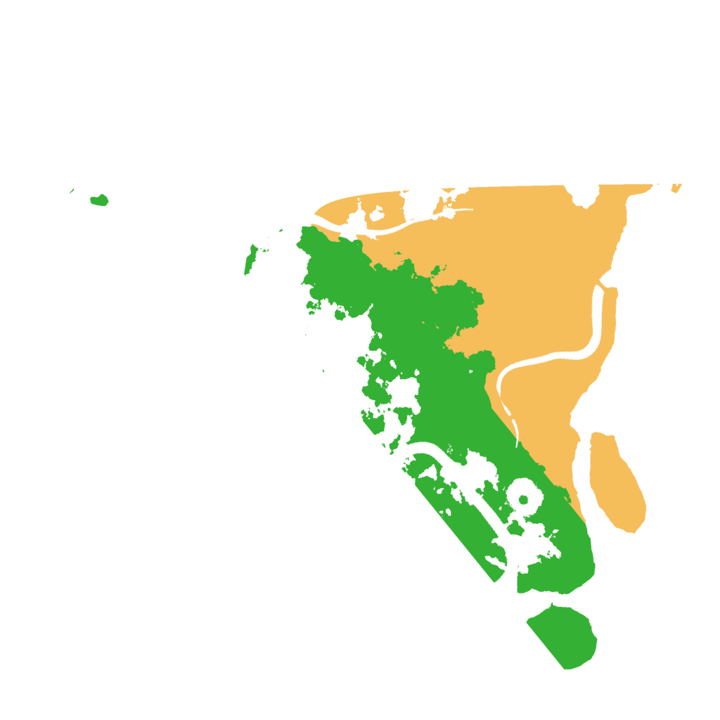 Biome Rust Map: Procedural Map, Size: 3000, Seed: 740