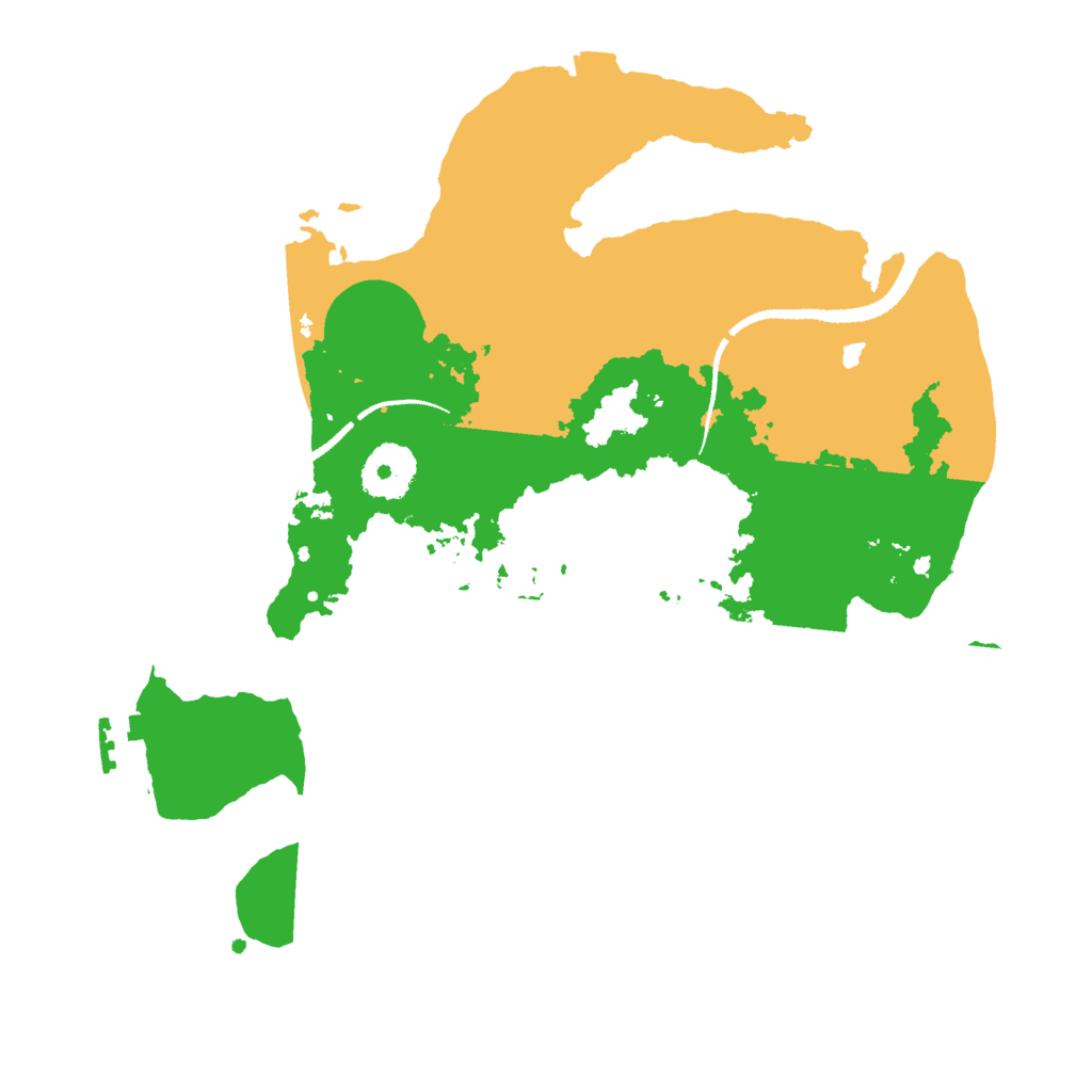 Biome Rust Map: Procedural Map, Size: 3000, Seed: 25489739