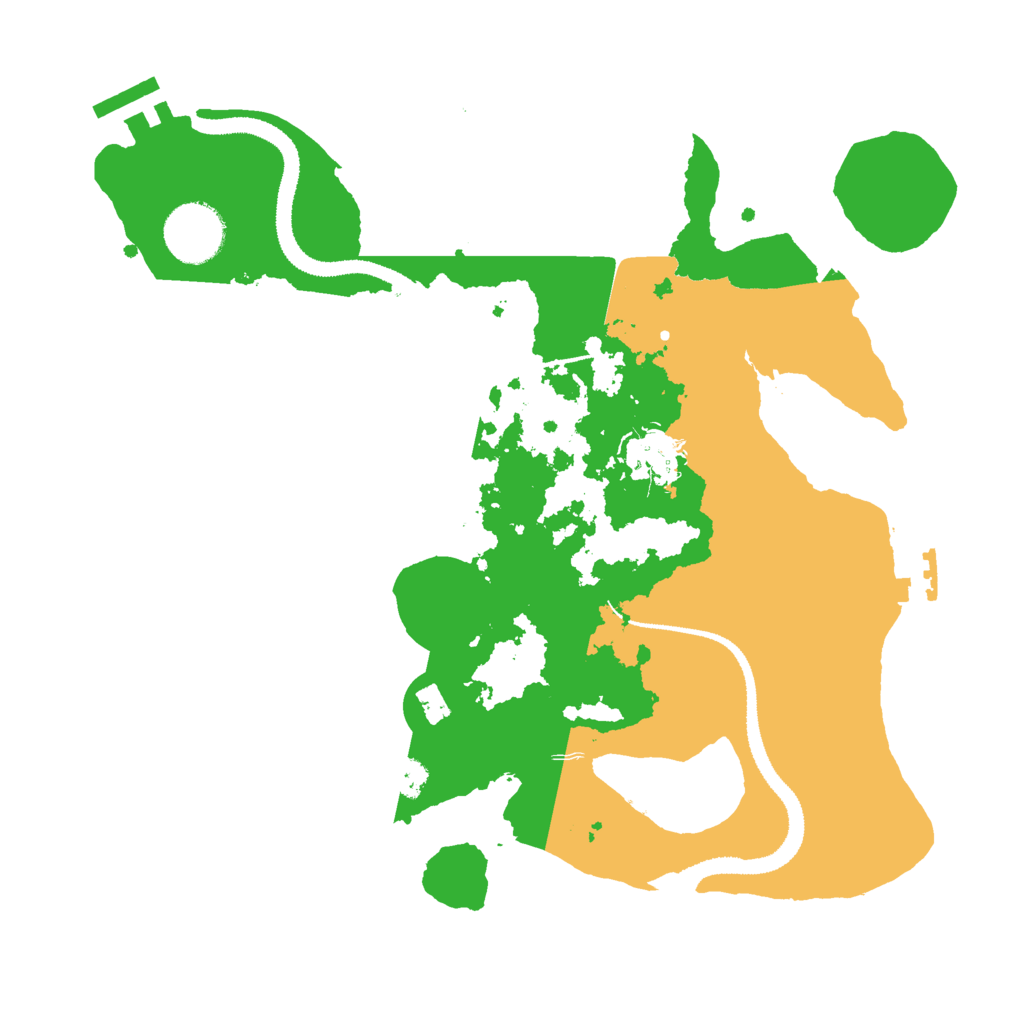 Biome Rust Map: Procedural Map, Size: 3000, Seed: 1462171747