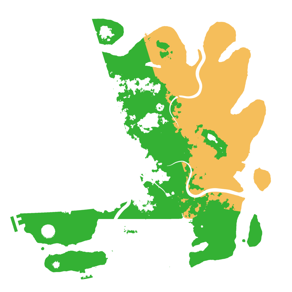 Biome Rust Map: Procedural Map, Size: 3750, Seed: 550491990