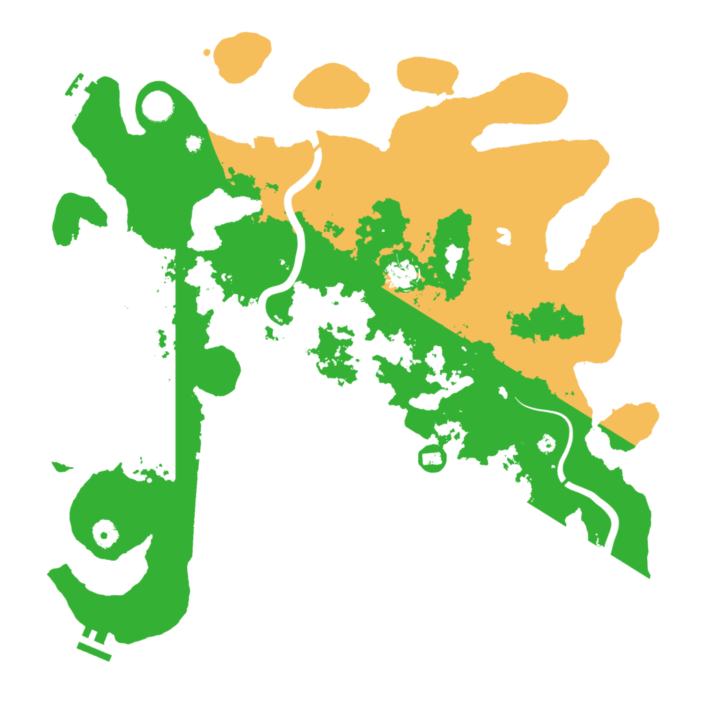 Biome Rust Map: Procedural Map, Size: 4000, Seed: 4567890