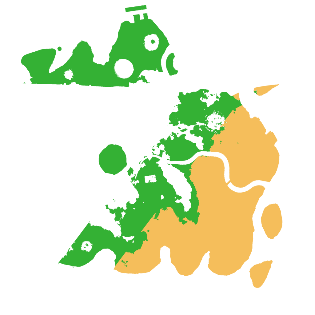 Biome Rust Map: Procedural Map, Size: 3000, Seed: 8415