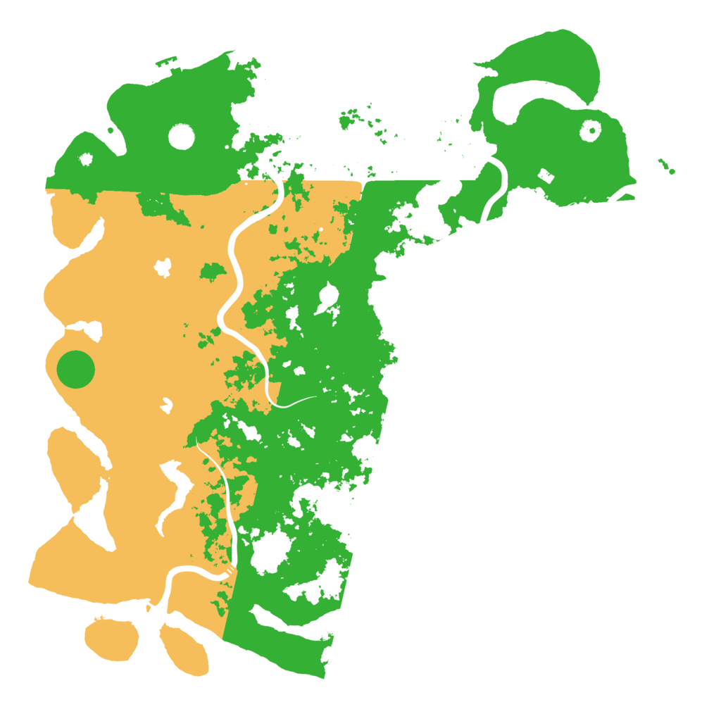 Biome Rust Map: Procedural Map, Size: 5000, Seed: 870195713