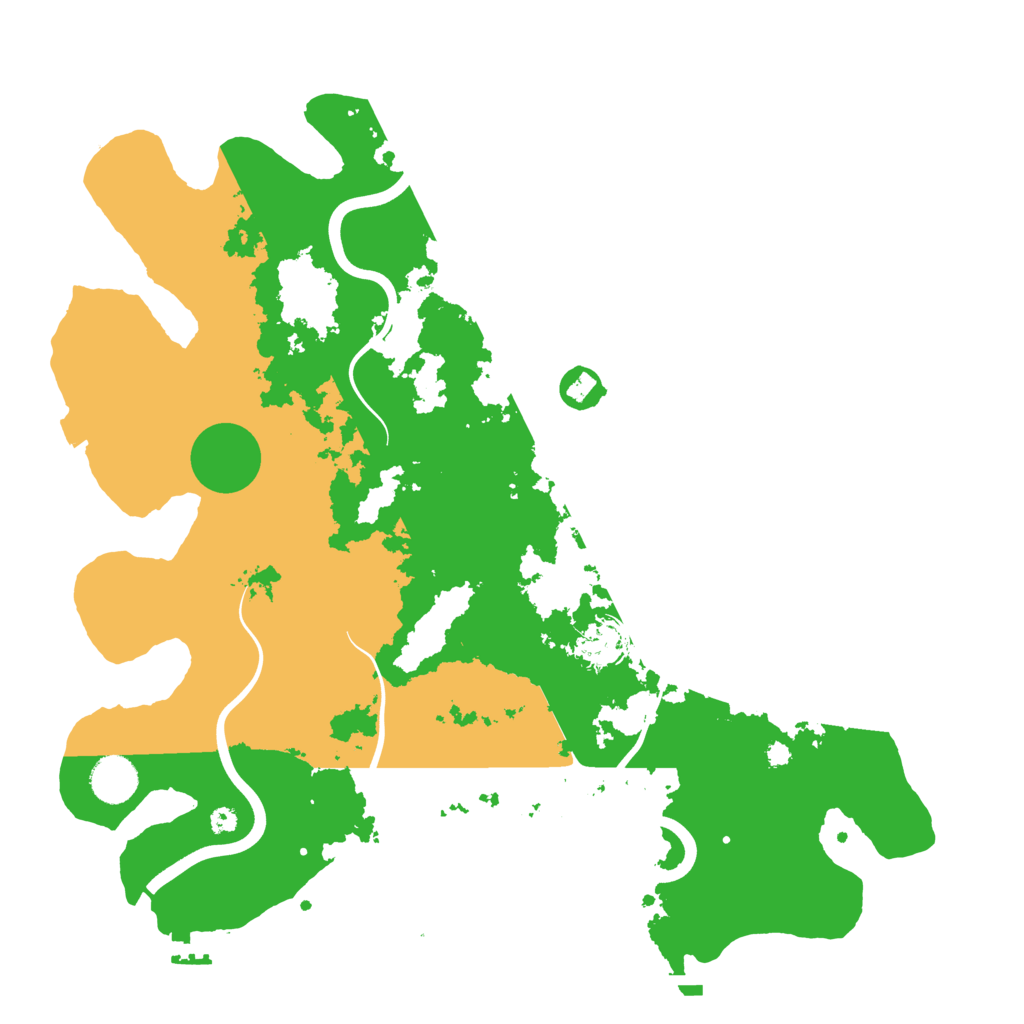 Biome Rust Map: Procedural Map, Size: 3850, Seed: 716069601