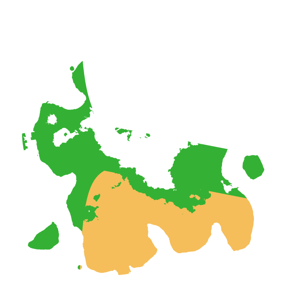 Biome Rust Map: Procedural Map, Size: 2700, Seed: 852317726